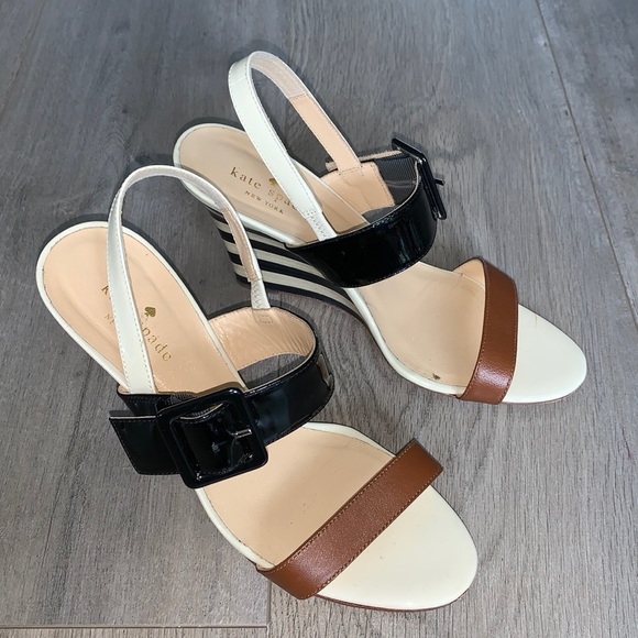 Kate Spade Colour Block Sandal Size 7 - Picture 2 of 10